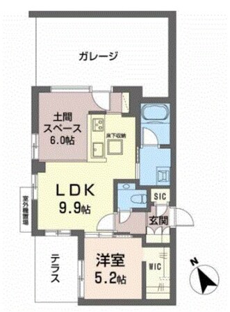 シャーメゾンエスポワール帝塚山の物件間取画像